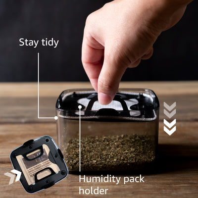 Smell Proof container with Powder Isolator