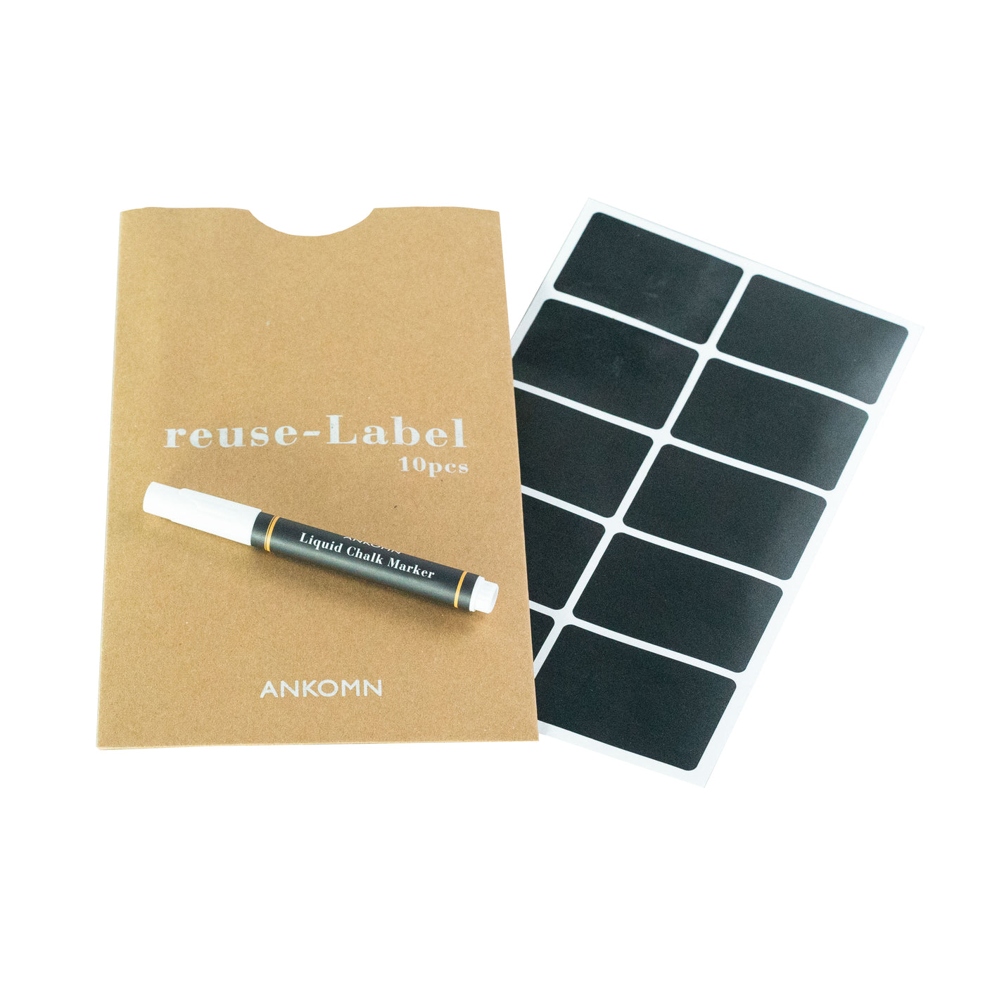 Magic pen with 10pcs reusable labels